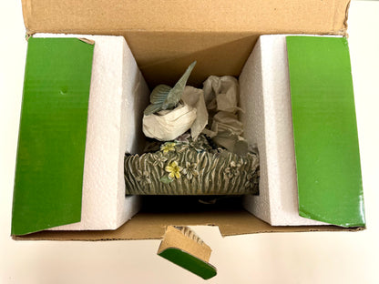Hand-Painted Hare Bird Feeder