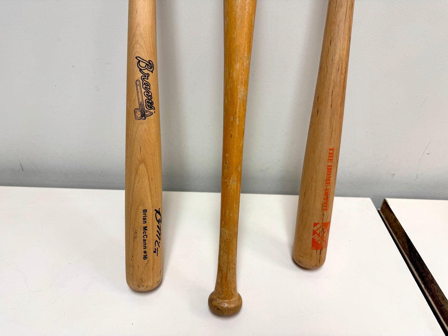 Set de 3 mini bates de béisbol