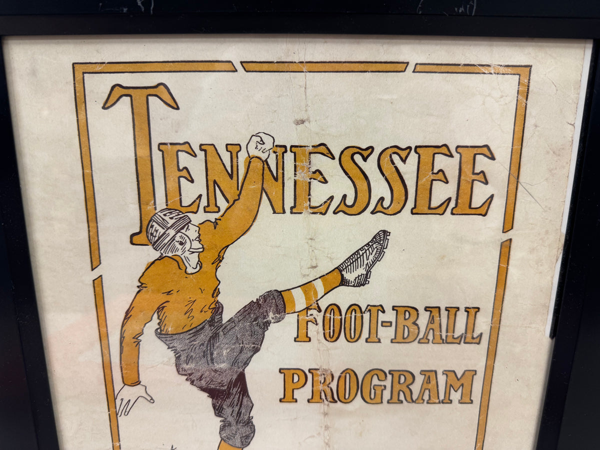 1925 Reproduction Tennessee Vols Football Program Artwork