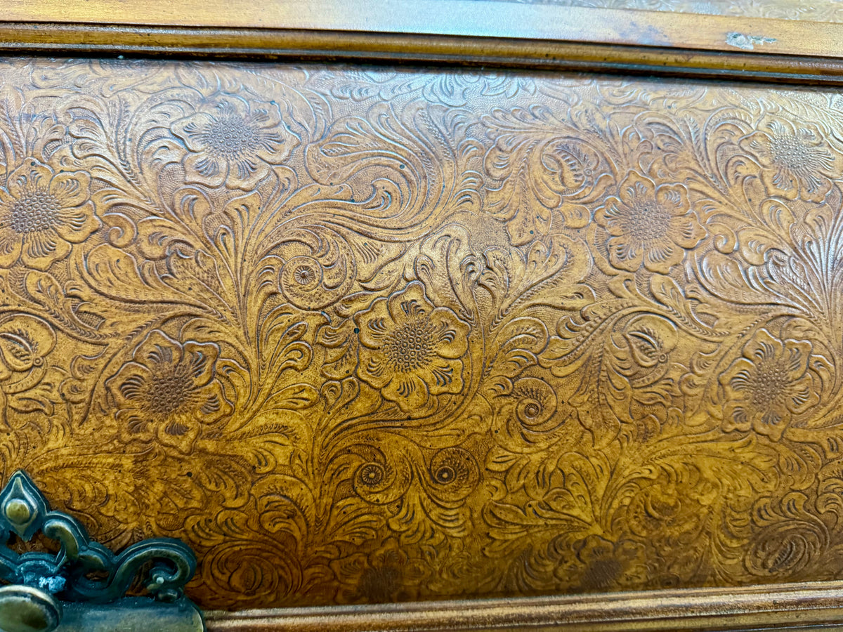 Carved Wooden Bar Cabinet