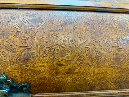 Carved Wooden Bar Cabinet