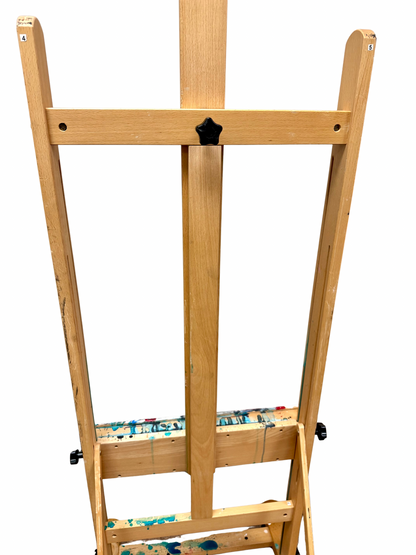 Large Canvas Painting H-Frame Easel