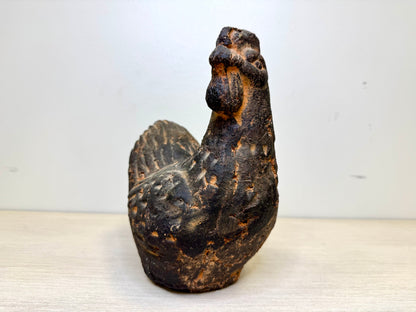 Vintage Terra Cotta Rooster Statue
