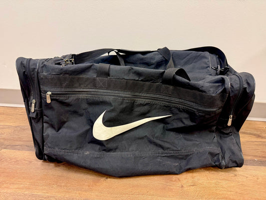 Large Black Nike Sports Duffel Bag