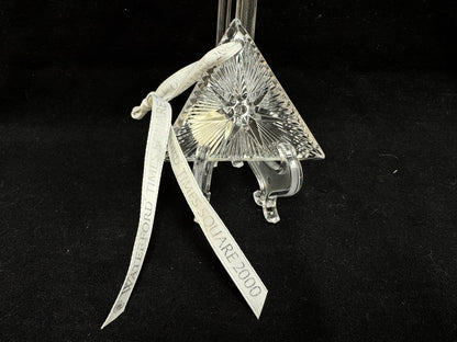 Waterford Crystal Christmas Ornament Times Square 2000 "Star of Hope"