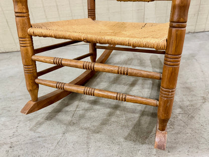 Vintage Wicker Rocking Chair
