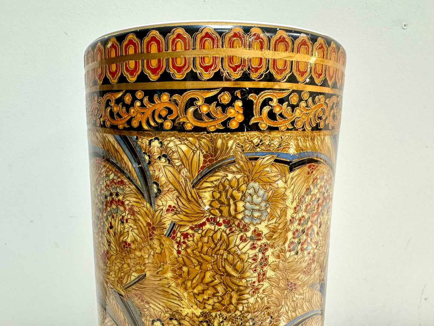 Chinoiserie Style Ceramic Umbrella Stand