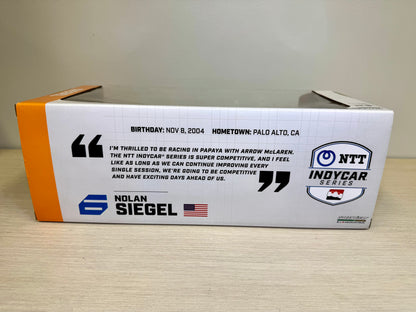 Modelo Nolan Siegel #6 Arrow McLaren IndyCar de Edición Limitada