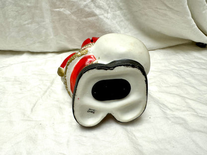 1970s Ceramic Santa Coin Bank