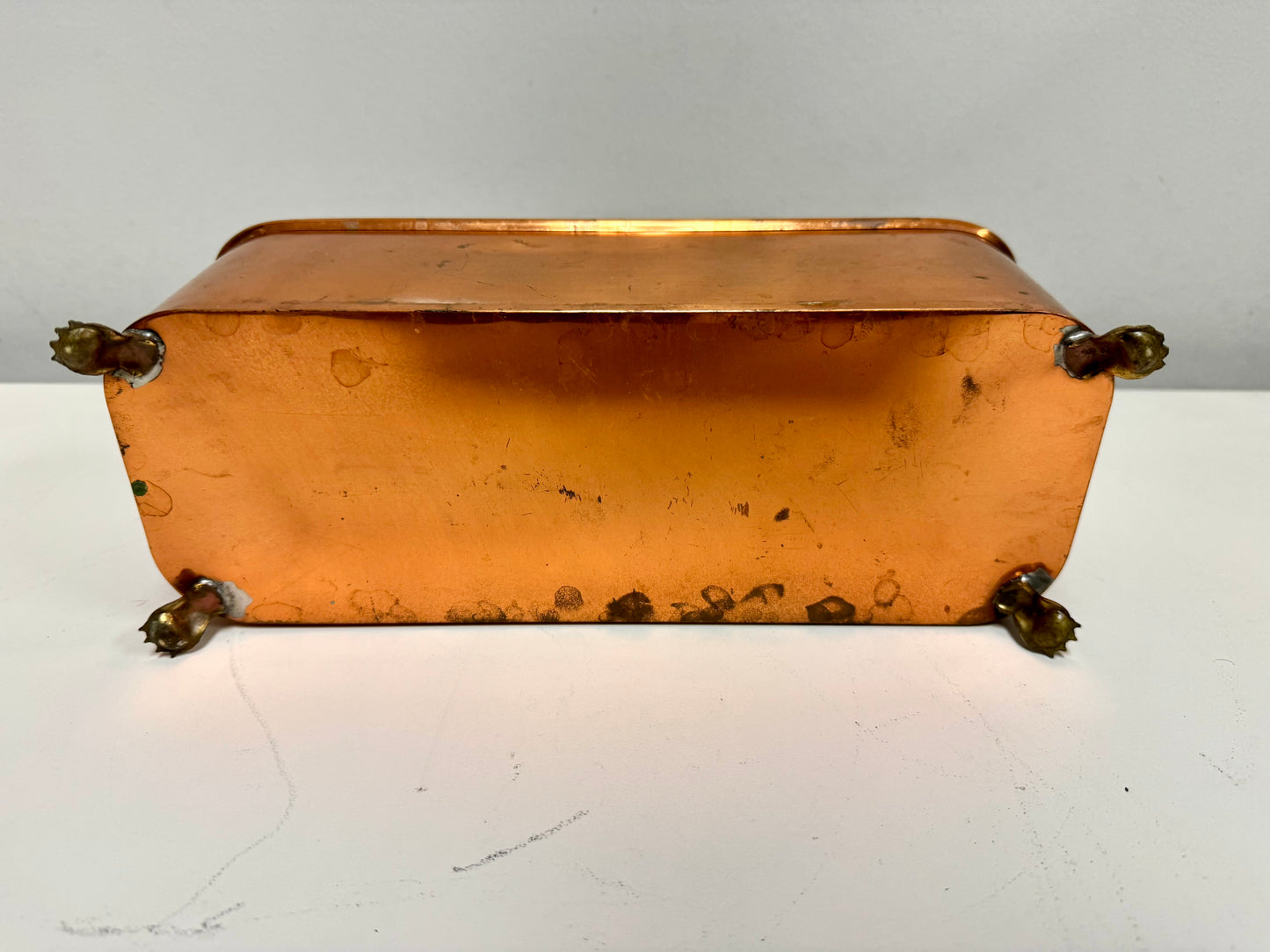 Antique Copper Windowsill Planter