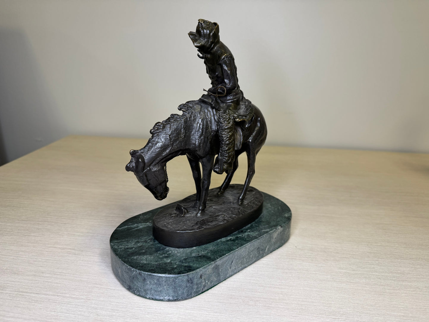 Frederic Remington Bronze Statue "The Norther"