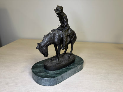 Frederic Remington Bronze Statue "The Norther"