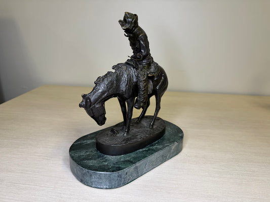 Frederic Remington Bronze Statue "The Norther"