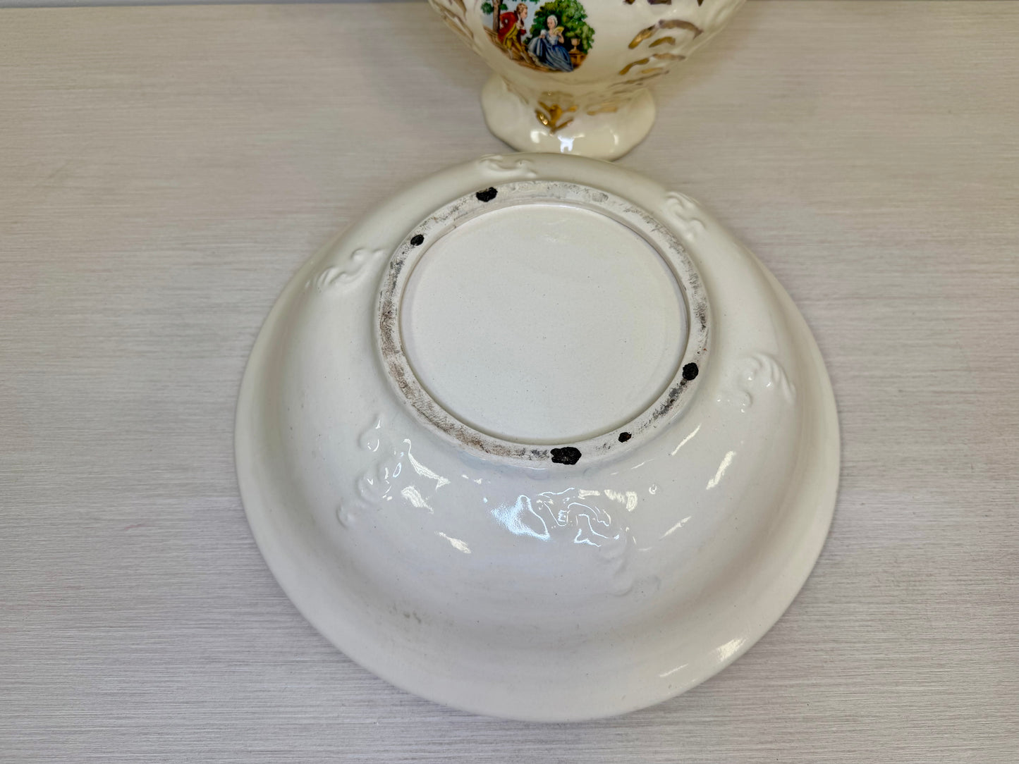 1868 George & Martha Washington Pitcher/Wash Basin Set