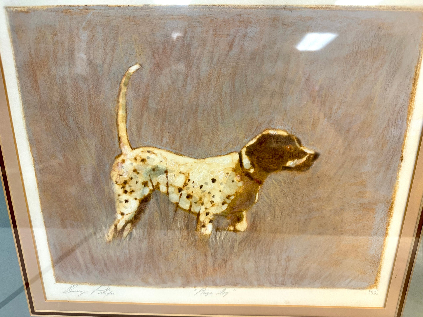 "Prize Dog" by Danny Phifer Framed Art