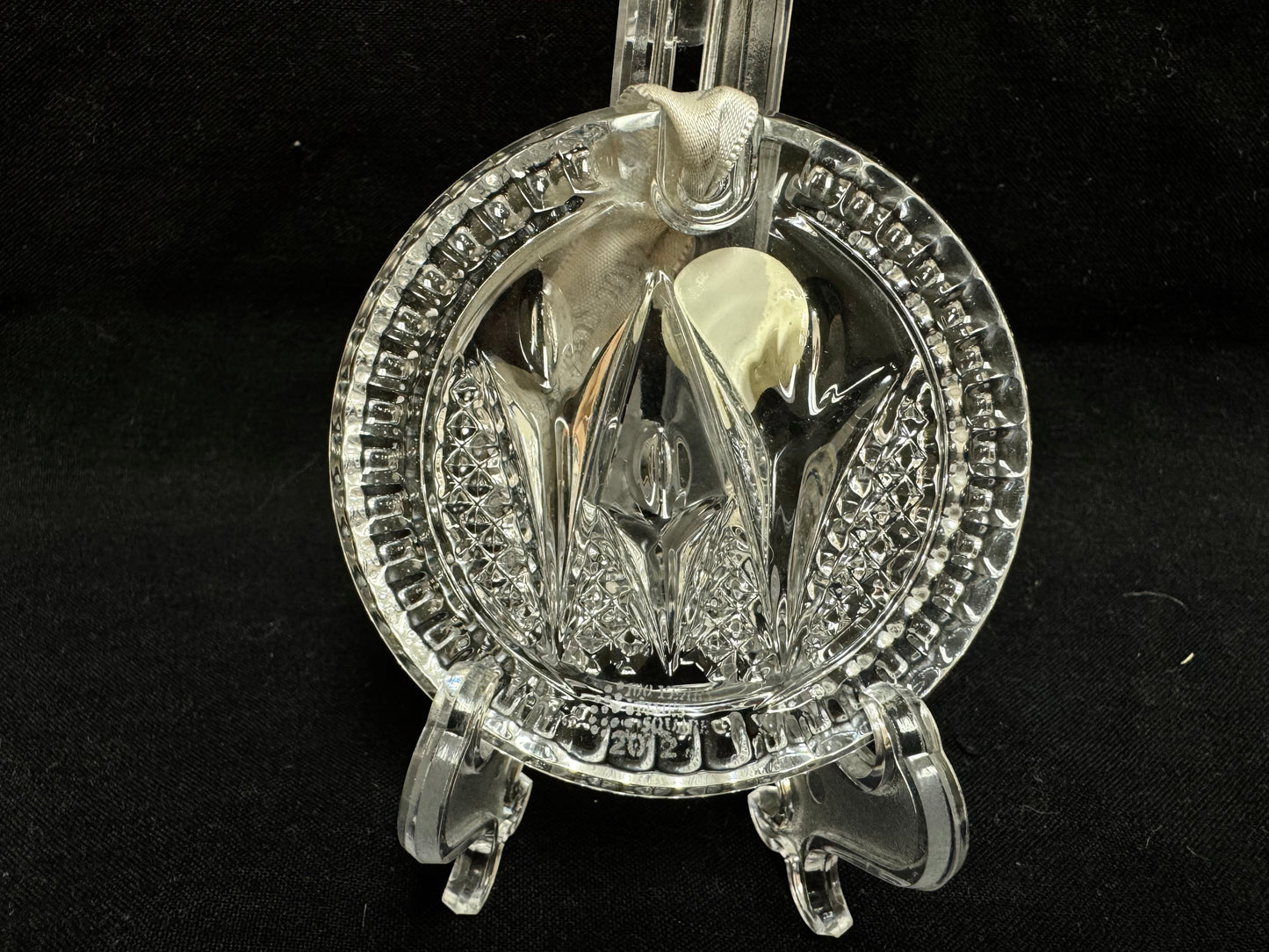 Waterford Crystal Christmas Ornament Times Square 2012 "Let There Be Friendship"