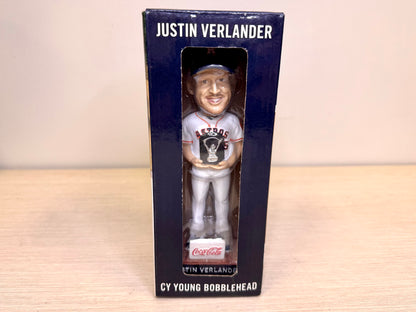 Figura de cabeza móvil de Justin Verlander de los Houston Astros, "Premio Cy Young" 2019