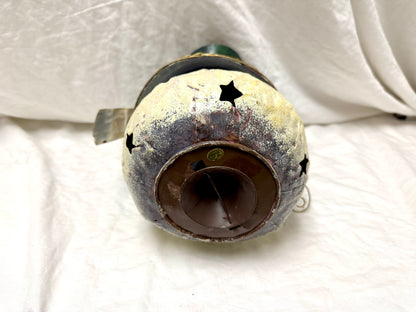 Metal Snowman Tealight Lantern Decoration