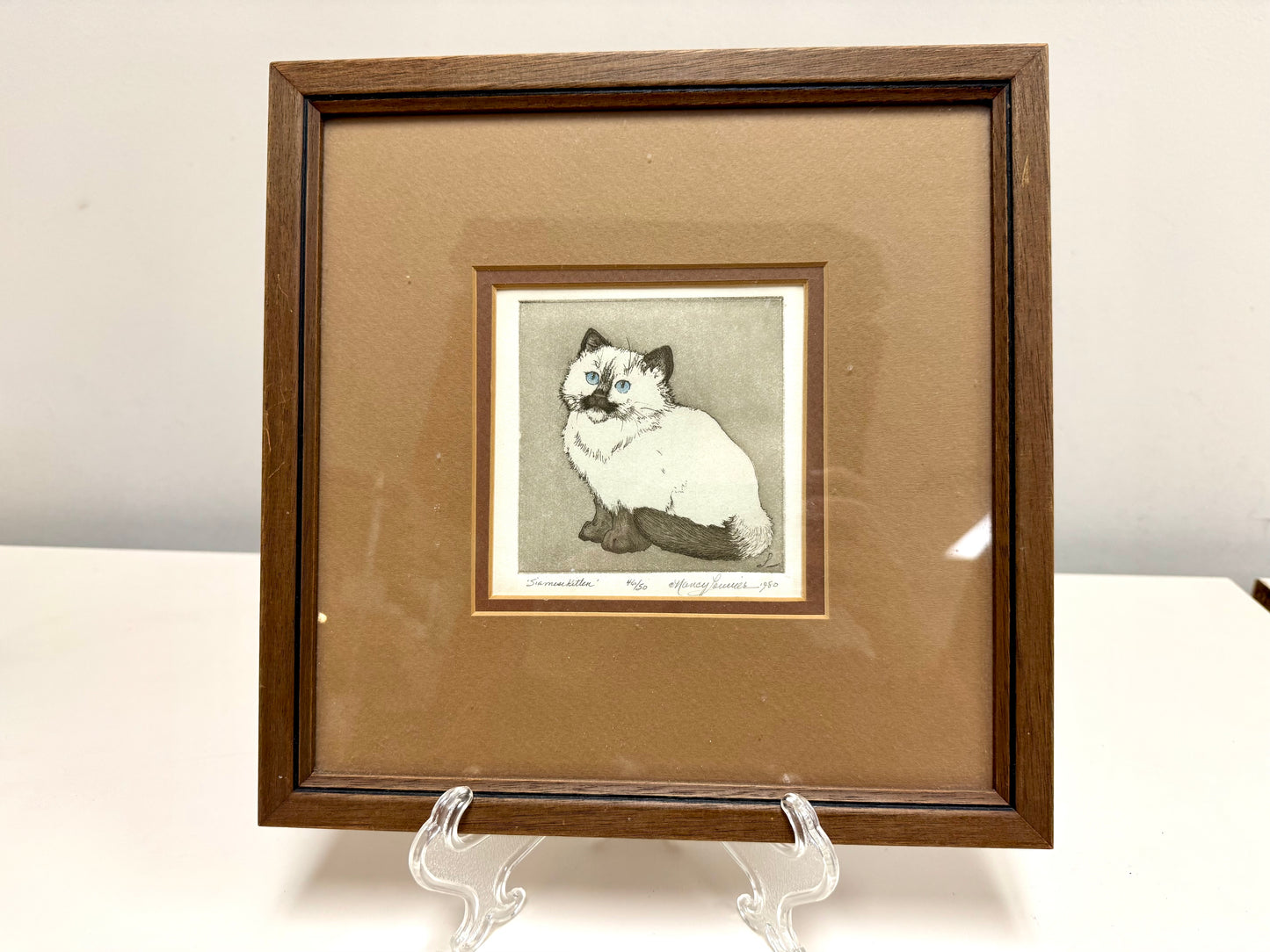 1980s "Siamese Kitten" Artwork