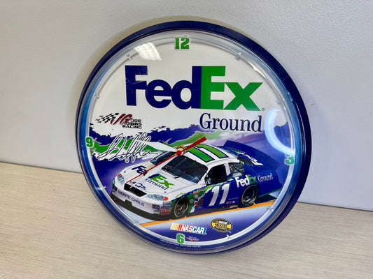 2005 FedEx Ground Joe Gibbs Nascar Clock