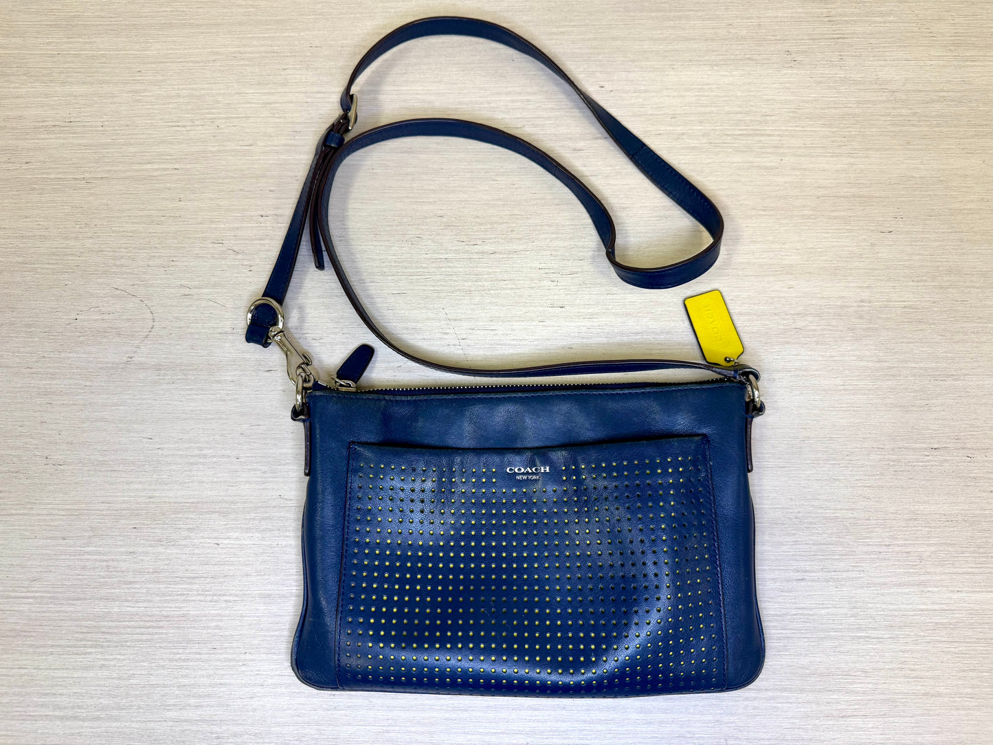 Navy Coach Handbag