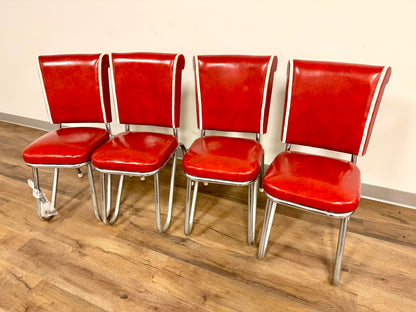 1950s Red Dining Set