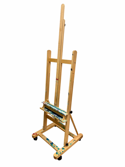 Large Canvas Painting H-Frame Easel
