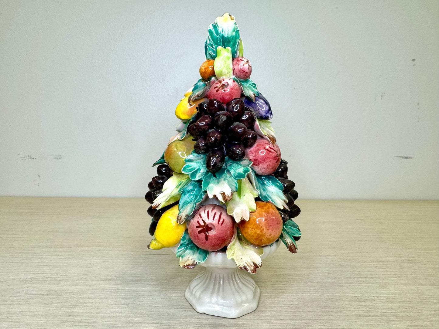 Fratelli Mollica & Co. Italian Capodimonte Fruit Sculpture