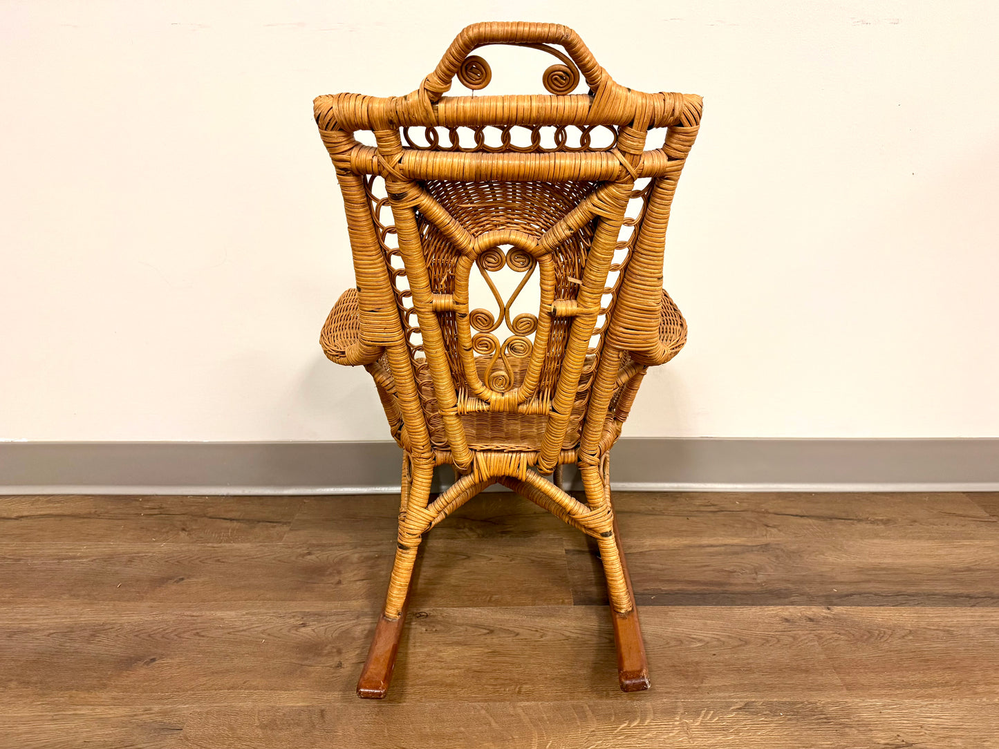 Wicker Kids Rocking Chair