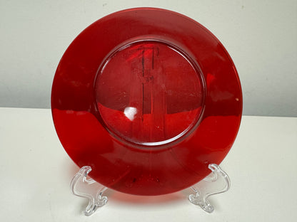 Anchor Hocking MCM Ruby Red Side Plates