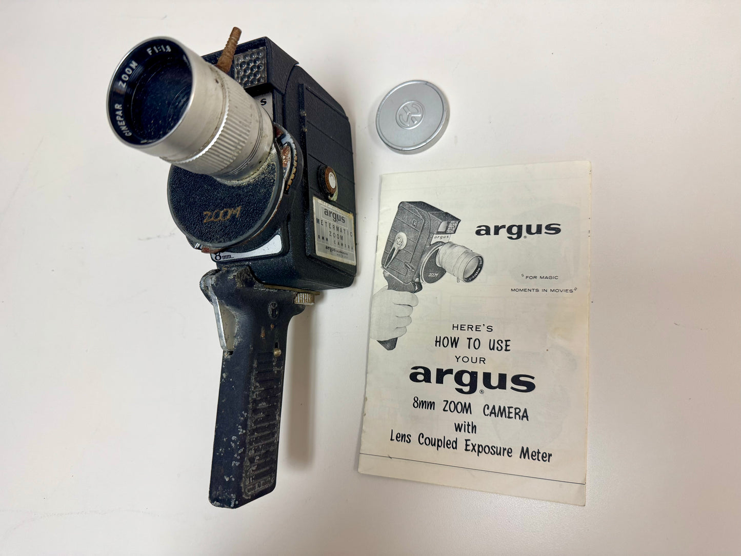 1960s Argus Metermatic 8mm Zoom Movie Camera