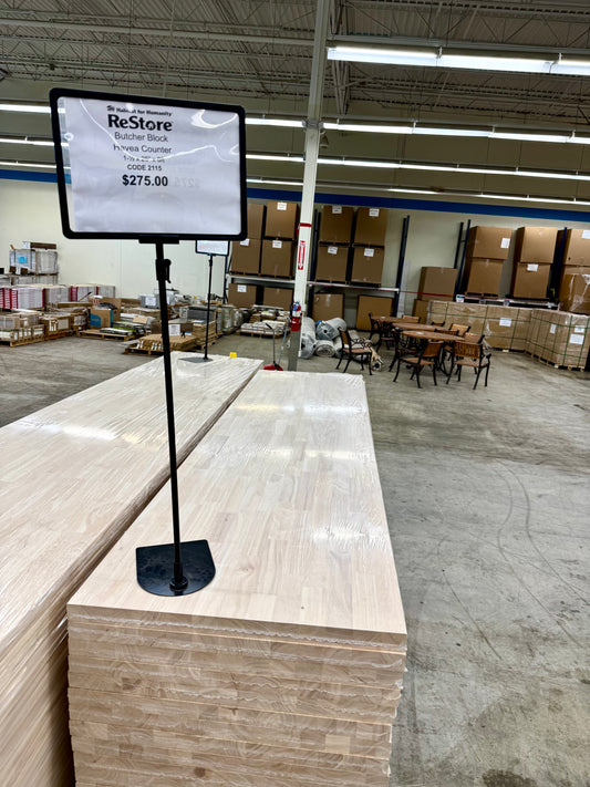 Hevea 8ft Butcher Block