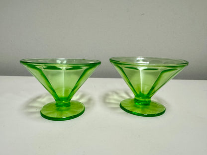 Federal Glass Company Depression Green Glass Set