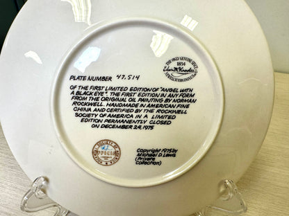 Norman Rockwell 1975 Christmas Plate