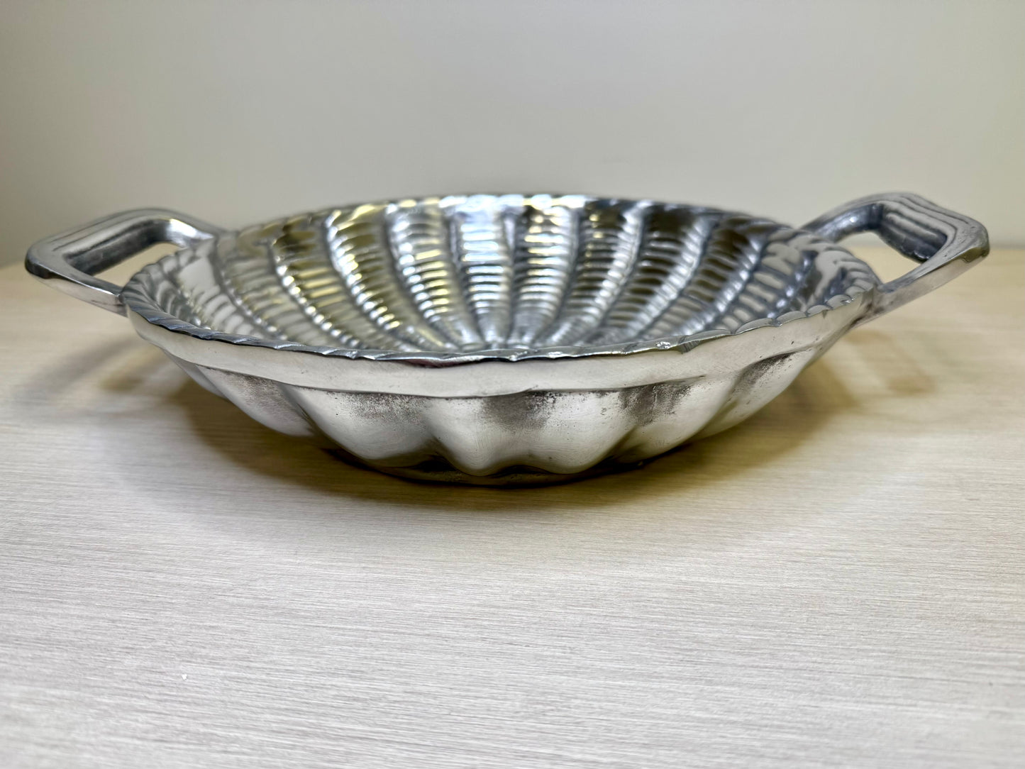 Vintage Pewter Weave Bowl