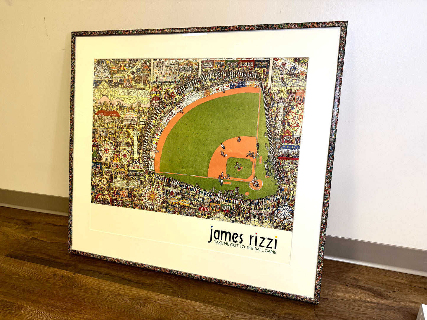 "Take Me Out To The Ball Game" Art Print James Rizzi