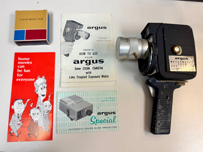 1960s Argus Metermatic 8mm Zoom Movie Camera
