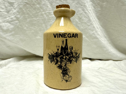 Vintage Japanese Vinegar Stoneware Cruet