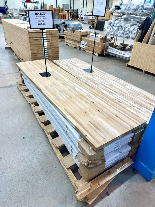 White Oak Butcher Block 8ft