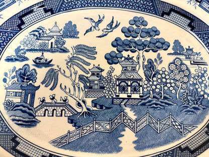 Vintage Heritage Mint "Blue Willow" Platter