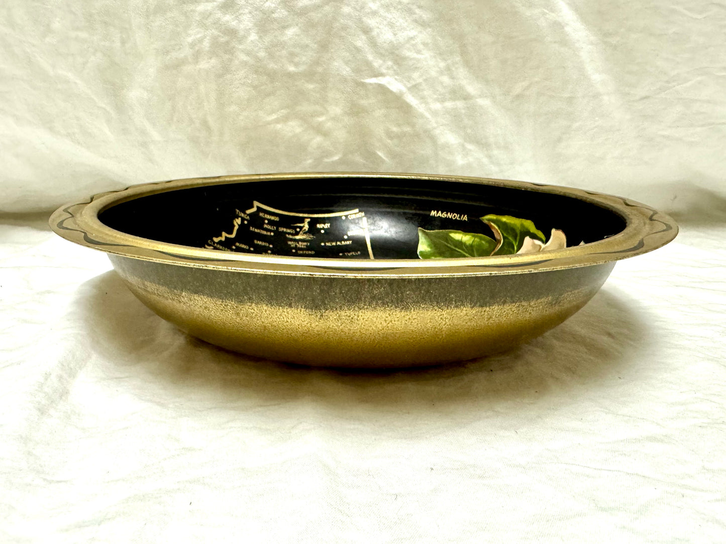 1960s Mississippi Metal Souvenir Bowl