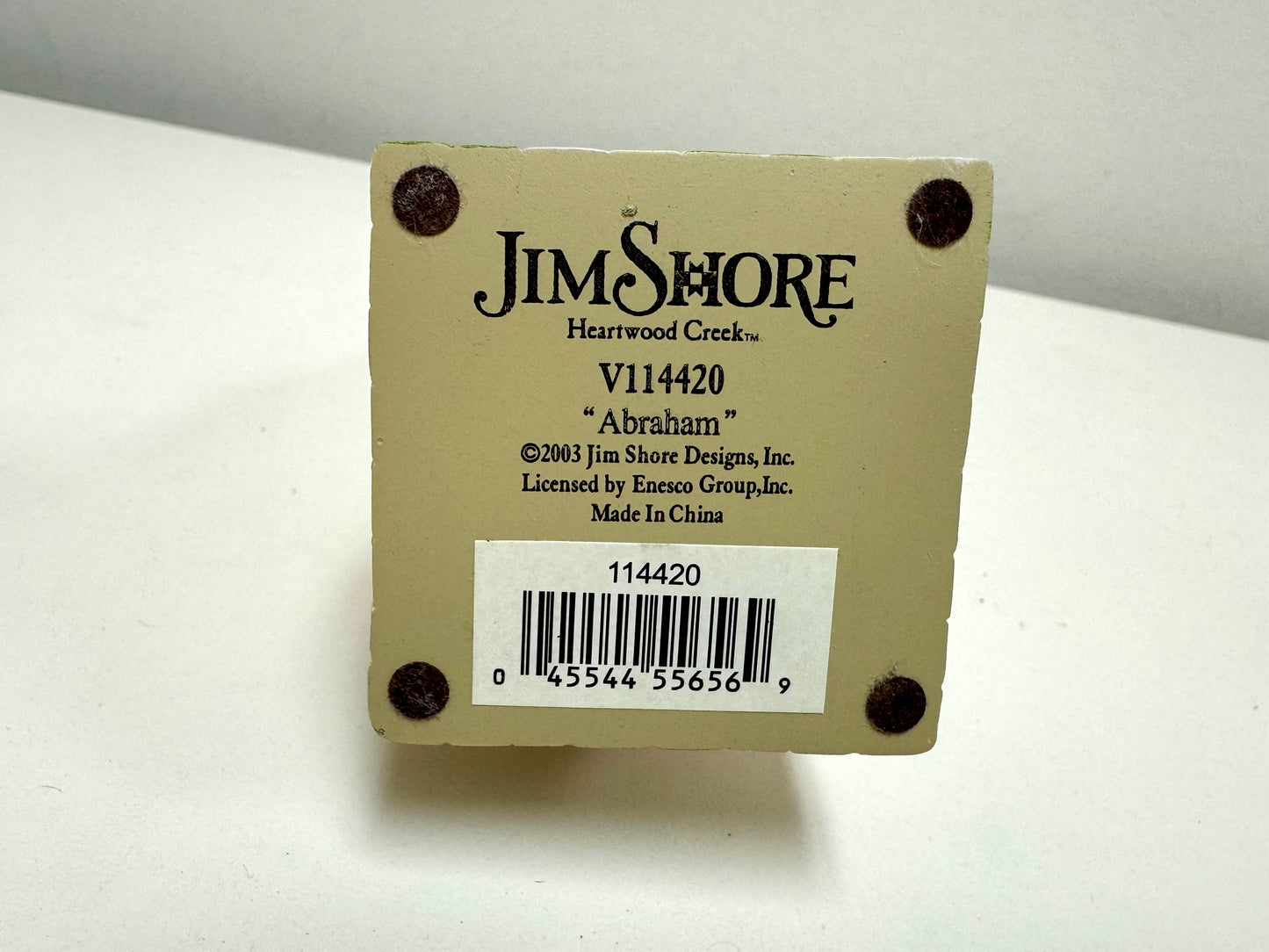 2003 "Abraham" Jim Shore Cat Figure