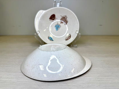 1950s Falling Leaves Plates