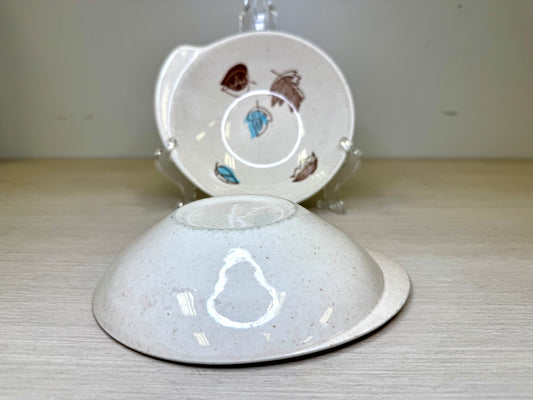 1950s Falling Leaves Plates