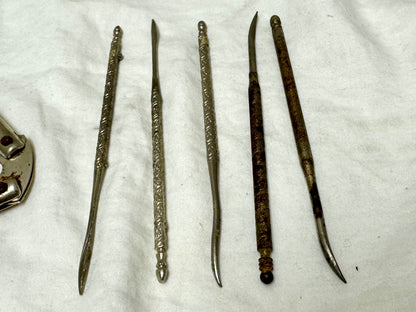 Metal Nutcrackers, Picks, & Roasting Skewer