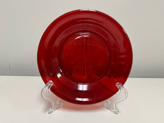 Anchor Hocking MCM Ruby Red Soup Bowl