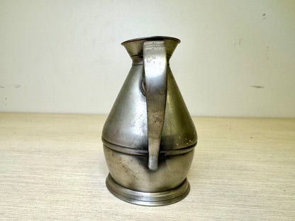 Vintage Pewter Haystack Pitcher