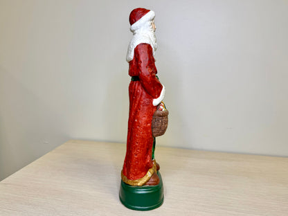 Vintage Porcelain Santa Statue