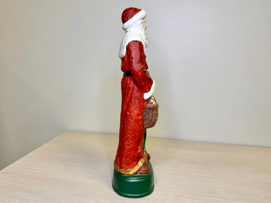 Vintage Porcelain Santa Statue