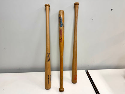 Set de 3 mini bates de béisbol